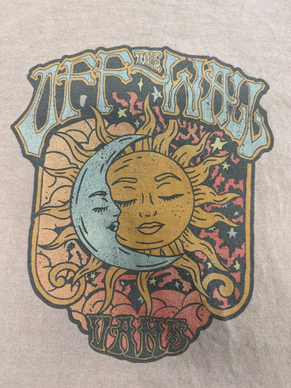 Vans Men's Small Graphic T-Shirt Sun Moon Celestial The Original Vans Retro